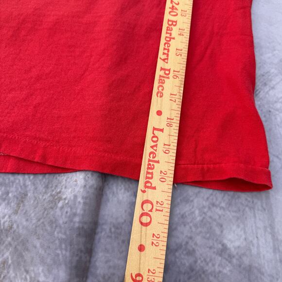 Vintage 1970's Alabama Crimson Roll Tide Red White Football Tee Shirt Sz XS VTG - Picture 10 of 10